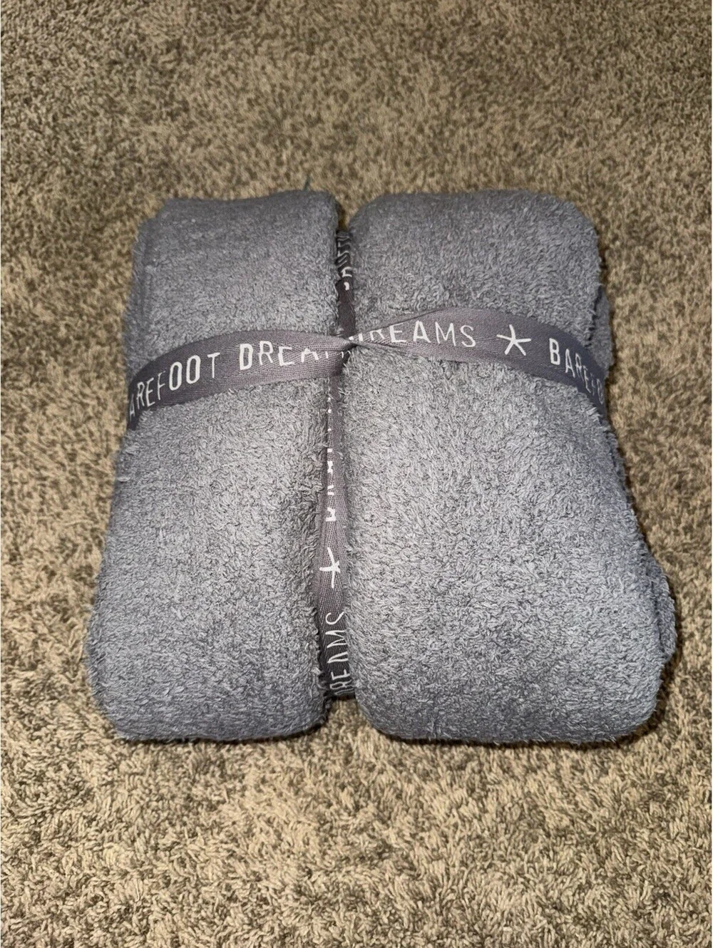 NEW Barefoot Dreams CozyChic Throw in Graphite 54” x 72” NWT MSRP $158